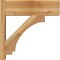 Ekena Millwork Imperial Block Rough Sawn Outlooker, Western Red Cedar, 8"W x 24"D x 24"H OUT08X24X24IMP05RWR - alternate 3